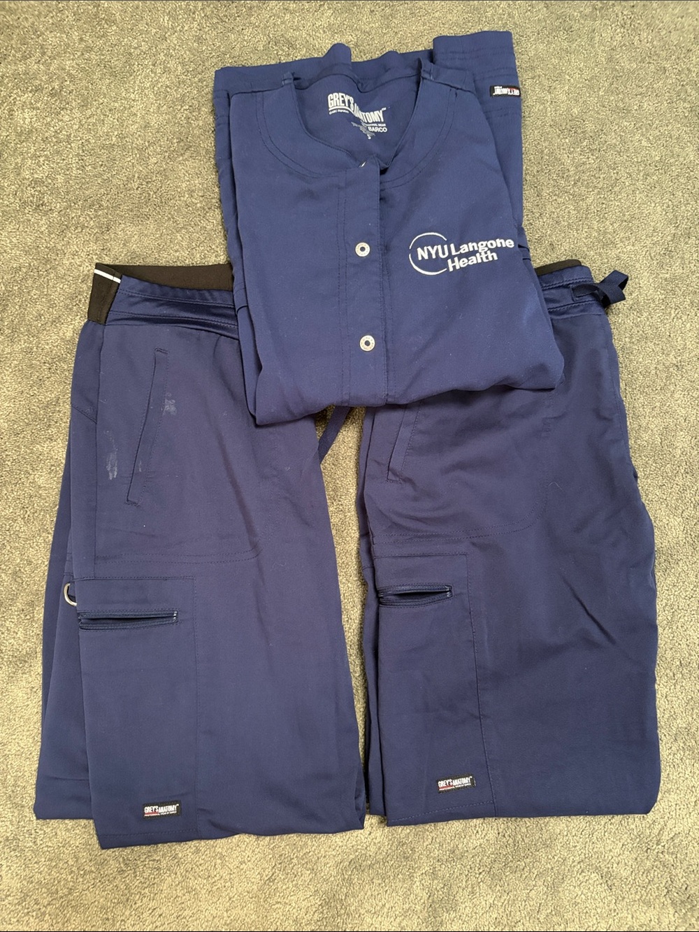 Grey’s Anatomy Navy Medical Scrub Set